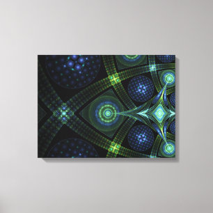 Fractal Art Mandala Universe Stretched Print Canvastryck
