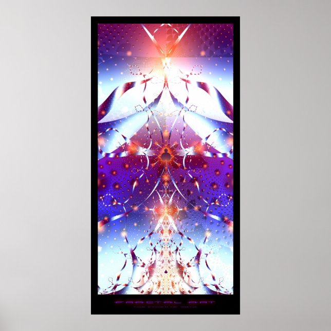 Fractal Art - Matematikeffekt Poster (Framsidan)