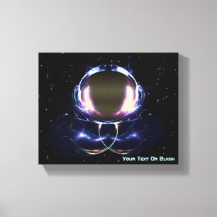 Fractal Astronaut Canvastryck
