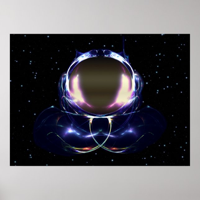 Fractal Astronaut Poster (Framsidan)