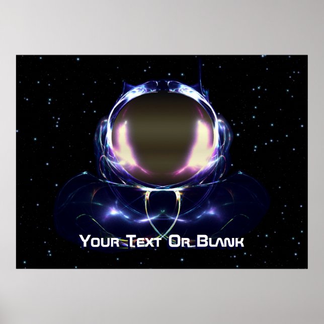 Fractal Astronaut Poster (Framsidan)