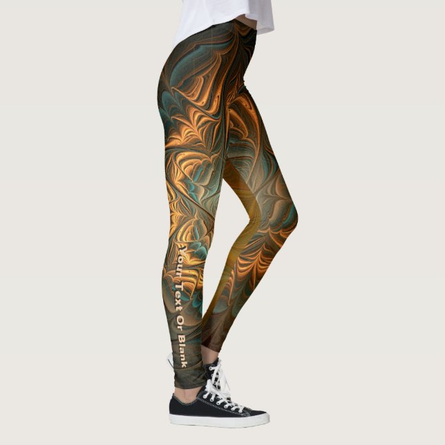 Fractal Autumn Leggings (Höger)