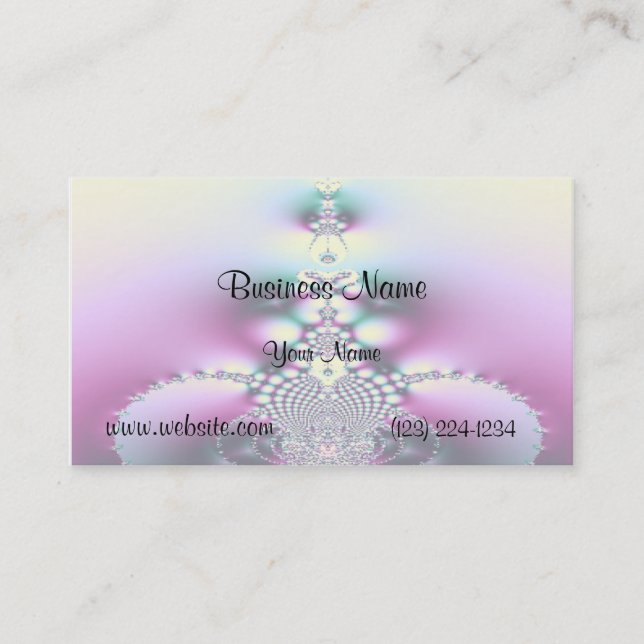 Fractal Bassäng Visitkort (Framsida)