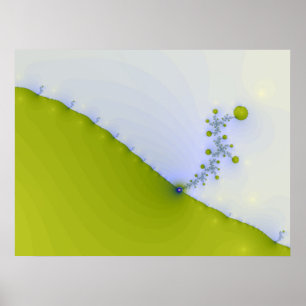 Fractal blomma poster