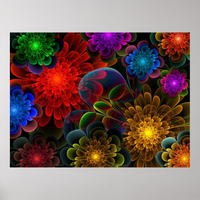 Fractal Bouquet Poster (Framsidan)