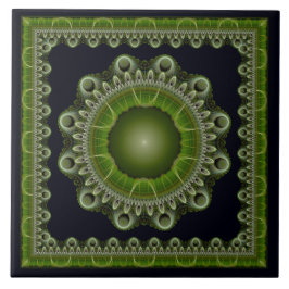 Fractal briljant framskriden mandala kakelplatta