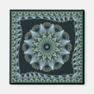 Fractal briljant stjärna-dekoration magnet