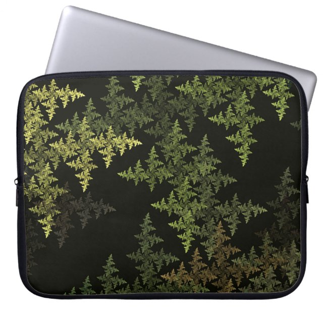 Fractal Camouflage Laptop Fodral (Framsidan)