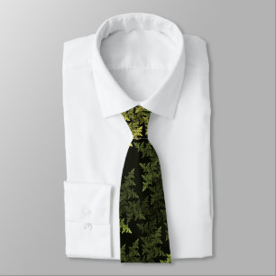 Fractal Camouflage Neck Tie Slips