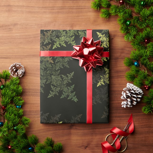 Fractal Camouflage Presentpapper (Julgåva)