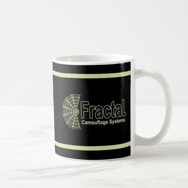 Fractal Camouflage Systems Logotyp Kaffemugg (Höger)