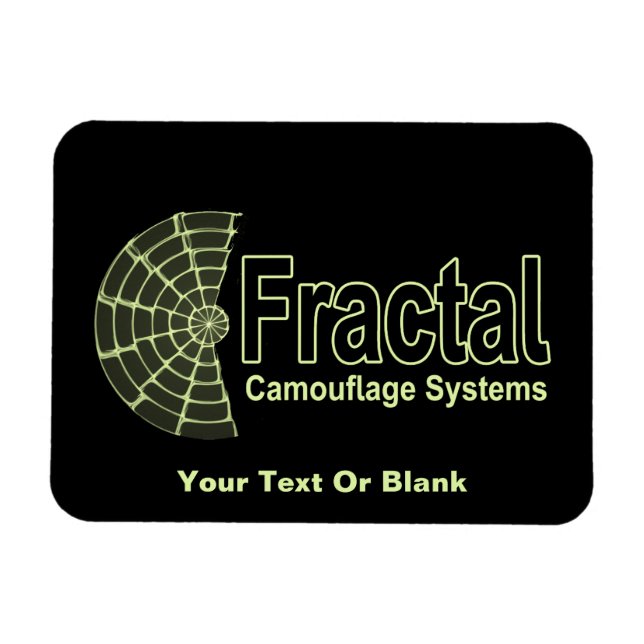 Fractal Camouflage Systems Logotyp Magnet (Horisontell)