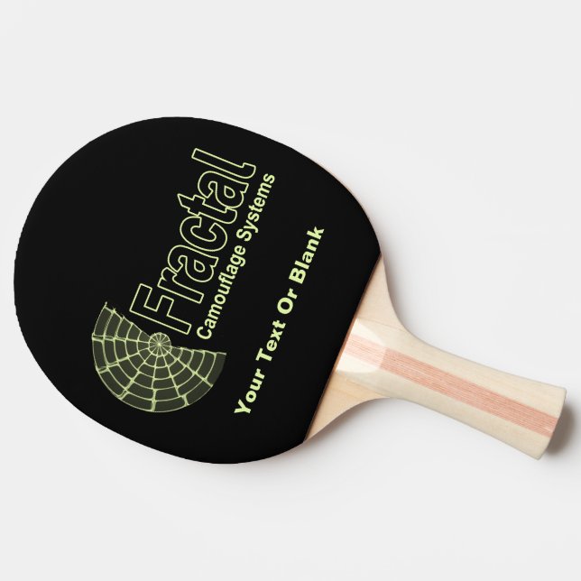 Fractal Camouflage Systems Logotyp Pingisracket (Sidan)
