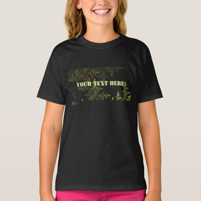 Fractal Camouflage Tee Shirt (Framsida)