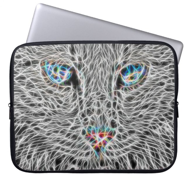 Fractal Cat bärbar dator Fodral (Framsidan)