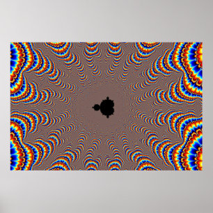 Fractal central - Fractal Art Poster
