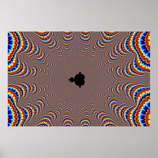 Fractal central - Fractal Art Poster (Framsidan)