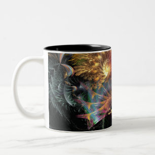 Fractal Chakra Vingar Spirituality Mugg