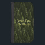 Fractal Conifer Forest Galaxy S4 Plånboksfodral<br><div class="desc">En rektal bild av gröntens toner liknar nära en barrskog.</div>