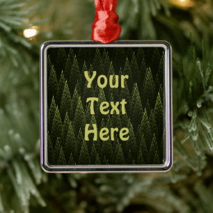 Fractal Conifer Forest Julgransprydnad Metall