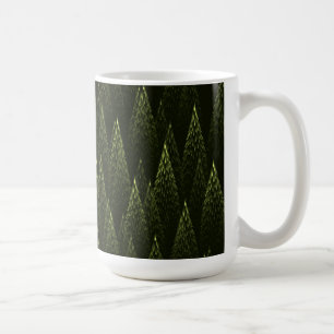 Fractal Conifer Forest Kaffemugg