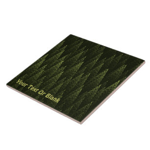 Fractal Conifer Forest Kakelplatta
