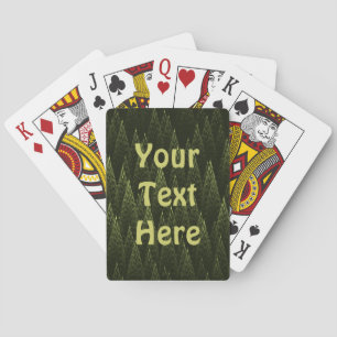 Fractal Conifer Forest Spel Kort