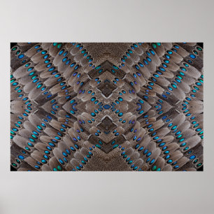 Fractal Design Fasanfjäder Poster