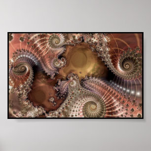 fractal-digital konstaffisch poster