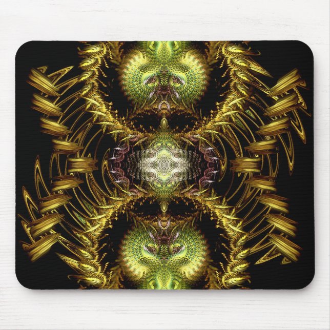 Fractal Dragonz Mousepad Musmatta (Framsidan)