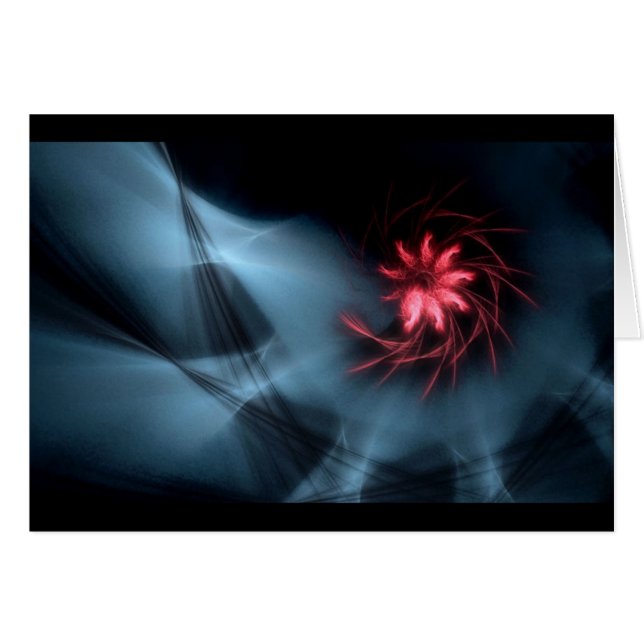 FRACTAL DREAMS-kort Hälsningskort (Framsidan Horizontal)