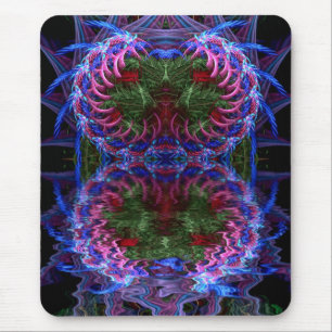 Fractal droppar Visionary Art Mousepad Musmatta