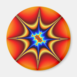 Fractal Emblem - Fractal Art Magnet