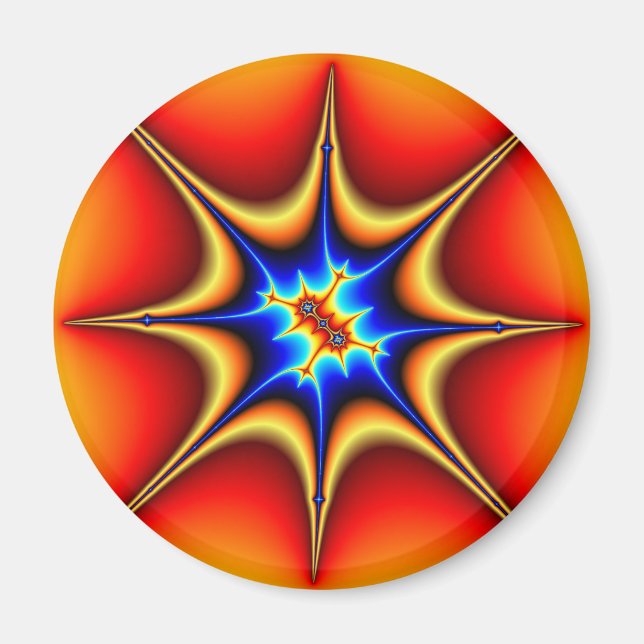 Fractal Emblem - Fractal Art Magnet (Framsidan)