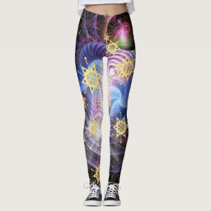 Fractal Energy Burst Leggings