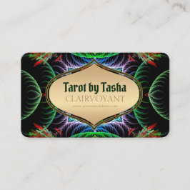 Fractal Energy Goddess Tarot-Affärskort Visitkort