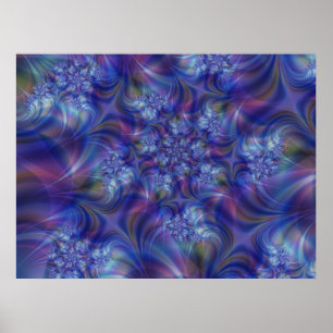 Fractal essens Art-utskrift Poster