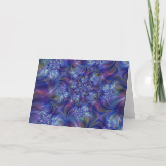 Fractal essens hälsningskort kort