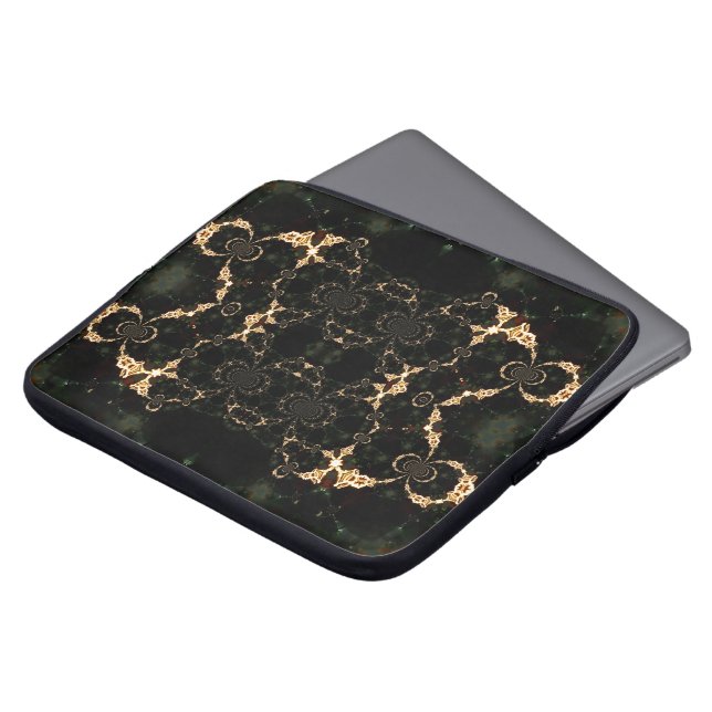 Fractal Ether Psychedelic Laptop sleeve (Framsida topp)