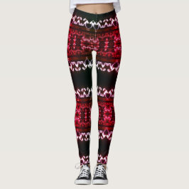 Fractal Etno Anpassningsbar Leggings