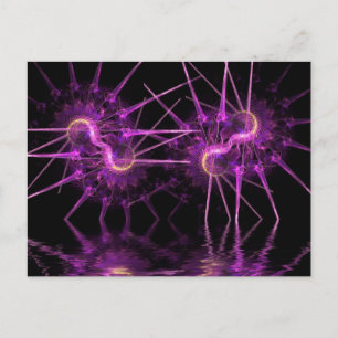 Fractal Fantasy Insekt Postcard Vykort