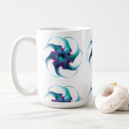 Fractal Fantasy Swirls Mugg