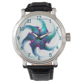 Fractal Fantasy Swirls Watch Armbandsur