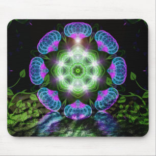Fractal Ferris Wheel Mousepad Musmatta