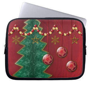 Fractal Firande jul Laptop sleeve