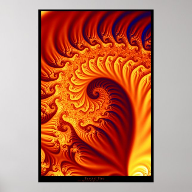 Fractal Fire Poster (Framsidan)