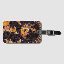 Fractal Firestorm Sphere Bagagebricka