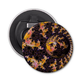 Fractal Firestorm Sphere Flasköppnare