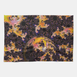 Fractal Firestorm Sphere Kökshandduk