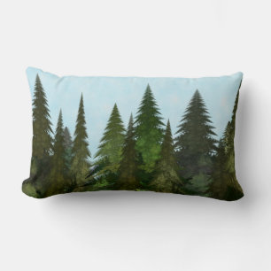 Fractal Firs Lumbarkudde